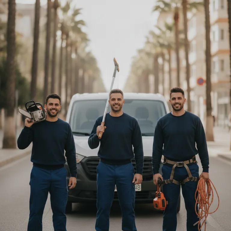 Tala de Árboles equipo en Puerto de la Cruz